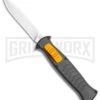 AKC X-treme EVO Black / Orange Slide OTF Automatic Knife - Satin Plain 1 AKC X-treme EVO Black / Orange Slide OTF Automatic Knife - Satin Plain -Grindworx AKC X treme EVO OTF Automatic Knife Black Orange Slide 3.5in Satin BHQ 114879 LS large