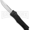 Atomic Defender Large OTF Automatic Knife Black - Satin Drop Point 2 Atomic Defender Large OTF Automatic Knife Black - Satin Drop Point -Grindworx Atomic Defender Black OTF Auto Satin Plain GX 33725 jr large