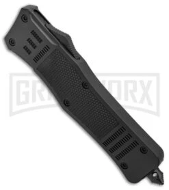 Grindworx -Grindworx Atomic Defender Black OTF Auto Satin Plain GX 33725 jr spine large