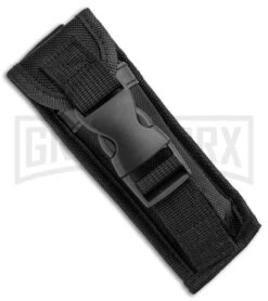 Atomic Defender Large OTF Automatic Knife Black - Two Tone Dagger -Grindworx Atomic Defender Dagger Black OTF Auto TT Plain GX 19058 jr sheath large