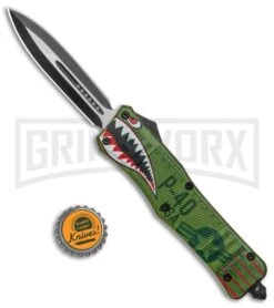 Atomic Defender Large OTF Automatic Knife Green Warhawk - Two Tone Dagger 11 Atomic Defender Large OTF Automatic Knife Green Warhawk - Two Tone Dagger -Grindworx Atomic Defender Large OTF Auto Green Warhawk TT Dagger GX 37732 jr bottlecap large