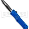 Atomic Defender Large OTF Automatic Knife Police Blue - Two Tone Dagger