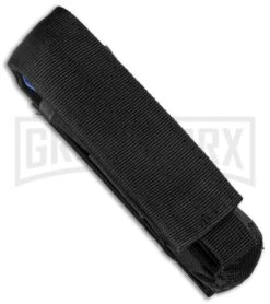 Atomic Defender Large OTF Automatic Knife Police Blue - Two Tone Dagger -Grindworx Atomic Defender Large OTF Auto Police Blue TT Dagger GX 37202 jr sheath large