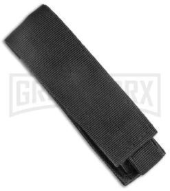 Atomic Defender Medium OTF Automatic Knife Black - Satin Drop Point -Grindworx Atomic Defender Medium OTF Auto Black Satin DP GX 35866 jr sheath large