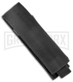 Atomic Defender Medium OTF Auto Drop Point Knife Black Serrated Satin 10 Atomic Defender Medium OTF Auto Drop Point Knife Black Serrated Satin -Grindworx Atomic Defender Medium OTF Auto Black Satin DP Serr GX 37507 jr sheath large