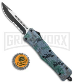 Atomic Defender Medium OTF Automatic Knife Digi Camo - Drop Point Two Tone Serr -Grindworx Atomic Defender Medium OTF Auto Digi Camo DP Serr TT GX 38983 jr bottlecap large