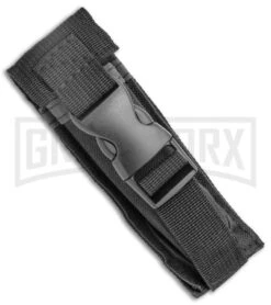 Atomic Lance Black OTF Automatic Knife - Two Tone Double Serr -Grindworx Atomic Large Shield Dagger Black OTF Auto TT Double Serr GX 38227 jr sheath large