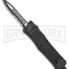 Atomic Defender Mini OTF Automatic Knife Black - Serr Two Tone Dagger -Grindworx Atomic Mini Defender Dagger Black TT Serr WNS IT M108 BP 19602 jr large