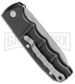 Boker Kalashnikov Automatic Knife - Sheepsfoot Stonewash Plain -Grindworx Boker Kalashnikov Modified Sheepsfoot Auto Black SW 01KALS52NSOI BHQ 95956 jr side large