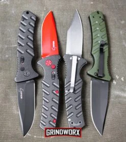 Boker Plus Strike Automatic Knife - Drop Point Black Plain 13 Boker Plus Strike Automatic Knife - Drop Point Black Plain -Grindworx Boker Plus Strike Drop Point Automatic Knife OD Green Black D2 BHQ 97033 kp canvas bag web large 1