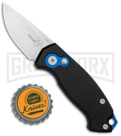 Boker Vox Kompakt CA Legal Automatic Knife - Drop Point Stonewash Plain -Grindworx Boker Vox Kompakt CA Legal Auto Knife SW 01BO625NSOI BHQ 95713 jr bottlecap 1 large