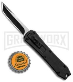 Coffin Blaster Tactical Black DA/OTF Automatic Knife - Tanto Two-Tone 9 Coffin Blaster Tactical Black DA/OTF Automatic Knife - Tanto Two-Tone -Grindworx Coffin Blaster Tactical Black DA Auto Tanto TT GX 33655 jr bottlecap large