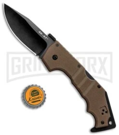 Cold Steel AK-47 FDE G-10 Folding Knife - Black Plain -Grindworx Cold Steel AK 47 LB Coyote Tan G 10 Black 58MVF BHQ 35180 jr bottlecap large