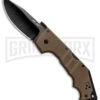 Cold Steel AK-47 FDE G-10 Folding Knife - Black Plain 1 Cold Steel AK-47 FDE G-10 Folding Knife - Black Plain -Grindworx Cold Steel AK 47 LB Coyote Tan G 10 Black 58MVF BHQ 35180 jr large