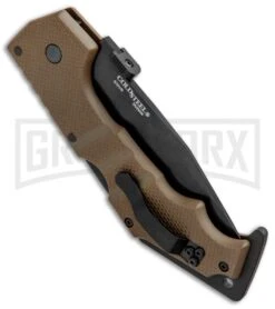 Cold Steel AK-47 FDE G-10 Folding Knife - Black Plain -Grindworx Cold Steel AK 47 LB Coyote Tan G 10 Black 58MVF BHQ 35180 jr side large