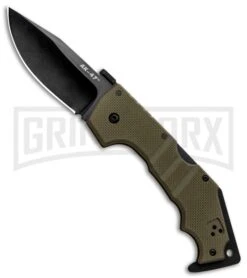 Cold Steel AK-47 OD Green G-10 Folding Knife - Black Plain