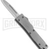 Firecracker Mini Gray HL D/A OTF Automatic Knife - Bead Blast Plain -Grindworx FIrecracker Mini Gray DA OTF Auto BB 2706 1PK GX 35324 LS large