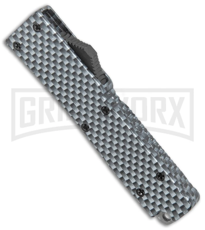 Firecracker Mini Sim. Carbon Fiber D/A OTF Automatic Knife - Black Dagger 4 Firecracker Mini Sim. Carbon Fiber D/A OTF Automatic Knife - Black Dagger - Image 2