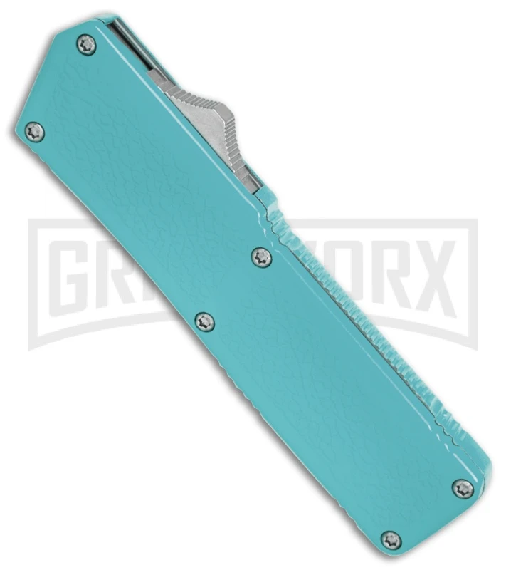 Lightning Nutnfancy Exclusive Powder Blue D/A OTF Automatic - Clip Two Tone 5 Lightning Nutnfancy Exclusive Powder Blue D/A OTF Automatic - Clip Two Tone - Image 3