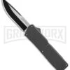 Lightning Gray D/A OTF Automatic Knife - Two-Tone Plain -Grindworx Lightning Gray DA Two Tone Plain BP 30334 er large
