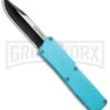 Lightning Nutnfancy Exclusive Powder Blue D/A OTF Automatic - Clip Two Tone
