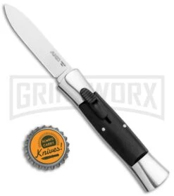 AKC 007 Concord Black OTF Automatic Knife Gray/Black - Spear Point Satin 9 AKC 007 Concord Black OTF Automatic Knife Gray/Black - Spear Point Satin -Grindworx Minion Concord Polish Black OTF Auto Flat Satin Plain GX 35509 jr bottlecap large