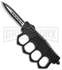 OTF Automatic Knuckle Knife - Dagger Two-Tone
