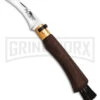 Antonini Old Bear Mushroom Medium Walnut Wood Knife - Satin Plain -Grindworx Old Bear 938719 LN BHQ 124855 td large