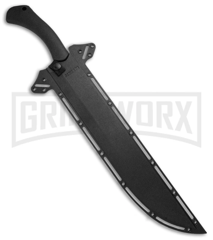 Schrade SCHMBS Priscilla Makhaira Black Bush Sword - Black Plain 5 Schrade SCHMBS Priscilla Makhaira Black Bush Sword - Black Plain - Image 3