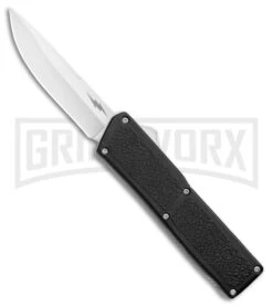 Thunder Black D/A OTF Automatic Knife - Satin Plain