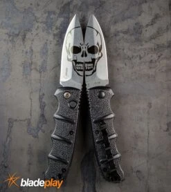 Boker Kalashnikov Skull Black Automatic Knife - D2 Dagger Stonewash Plain -Grindworx Untitled 1Boker Skull Kalashnikov Dagger Automatic Knife BHQ75532 kp steel web large