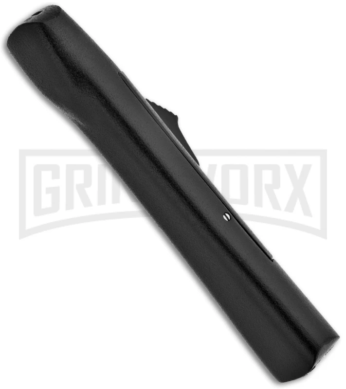 AKC Concord Black OTF Automatic Knife - Dagger Satin Plain 4 AKC Concord Black OTF Automatic Knife - Dagger Satin Plain - Image 2
