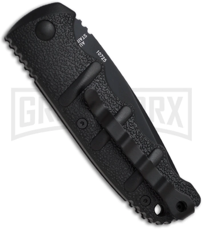 Boker Black Kalashnikov Automatic Knife - Black Serr Tanto 4 Boker Black Kalashnikov Automatic Knife - Black Serr Tanto - Image 2