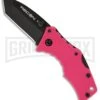 Cold Steel Micro Recon 1 Tanto Pink Folding Knife - Black Plain