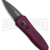 Kershaw Launch 4 Purple Automatic Knife CA Legal - Black Plain 1 Kershaw Launch 4 Purple Automatic Knife CA Legal - Black Plain -Grindworx kershaw launch 4 purple 7500PURBLK BHQ 37821 er large