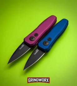 Kershaw Launch 4 Purple Automatic Knife CA Legal - Black Plain -Grindworx kershaw launch 4 purple 7500purblk BHQ 37821 blue 7500blublk BHQ 37820 dl large