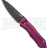 Kershaw Launch 6 Purple Automatic Knife - Black Plain 1 Kershaw Launch 6 Purple Automatic Knife - Black Plain -Grindworx kershaw launch 6 purple ker7800purblk BHQ 37458 er large