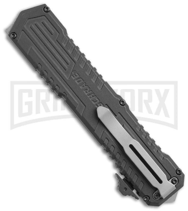 Schrade SCHOTF3BS Viper OTF Assisted Opening Knife - Black Serr 3 Schrade SCHOTF3BS Viper OTF Assisted Opening Knife - Black Serr - Image 2