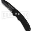Smith & Wesson Extreme Ops SW50BTS Black Automatic Knife - Tanto Black Serr
